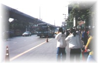 バンコクの市内バス